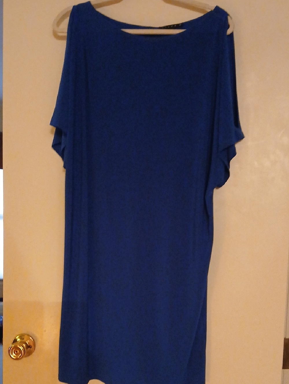 Tiana B. Vibrant Blue Crewneck Shift